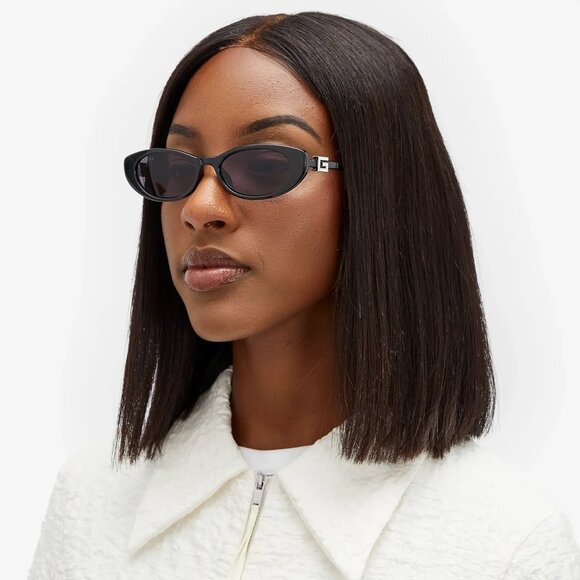 BRAND NEW Gucci GG1680S 002 Black Grey Cat Eye Unisex Sunglasses